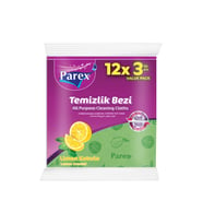 Limon Kokulu 3'lü Temizlik Bezi Onikili Paket
