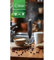 Kiwi KCW-1112 Yüksek Devirli Pratik Süt Kahve Köpürtücü Siyah