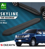 S-Dizayn Isuzu D-Max Skyline Siyah Yan Basamak 203 Cm 2007-2012 A+ Kalite