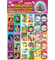 2.Sınıflar İçin Renkli Eğitici Okumayı Sevdiren Hikayeler 2 (30 Kitap)