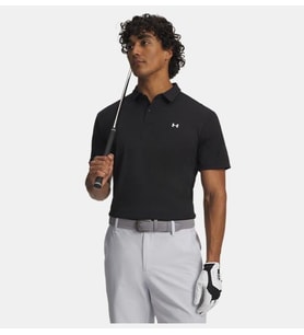 UA T2G Pique Polo Siyah