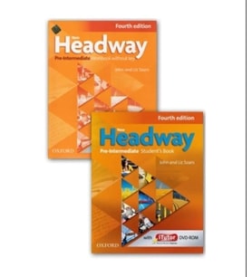 New Headway Pre-intermediate Student's Book + Workbook+ CD 4th Ed