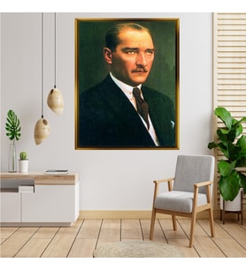 ÇERÇEVELİ ATATÜRK TABLO S146
