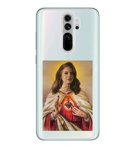 Redmi Note 8 Pro Uyumlu Lana Del Rey Desenli Şeffaf Telefon Kılıfı