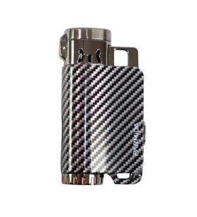 Parmida 3 Torch Pürmüz Siyah Karbon Desenli Puro Çakmağı - TR8976