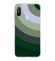 Xiaomi Mi A2 Lite Uyumlu Kapak Renk Cümbüşü Tasarımlı Şeffaf Silikon Kılıf