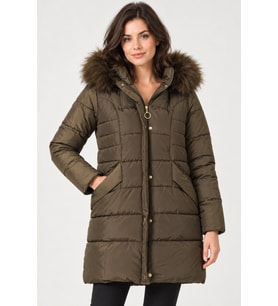Dewberry Kadın %100 Polyester Kaban Haki Z9745 Katmanlı Kombin, Şehir ve Ofis Stili, Kazak ve Gömlek Kombini