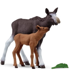 Schleich Sığın Ailesi Oyuncak (Krem)