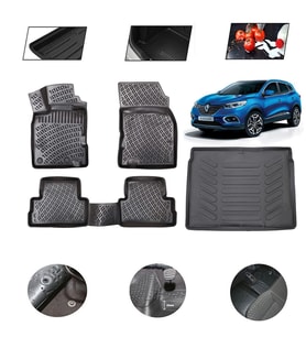 Renault Kadjar 2015 Model 4D Bagaj Paspas Set