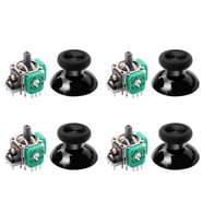 XBOX ONE Analog Motor ve Topuz Seti 4+4 XBOX ONE Kol Analog Tamir Seti Yedek Parça (Yeşil)