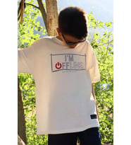 Breeze Erkek Çocuk Tişört Offline / Çevrimdışı Yazı Baskılı 9-14 Yaş, Ekru