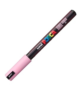 UNİ POSCA SU BAZLI POSTER MARKER 0.7 AÇIK PEMBE PC-1MR