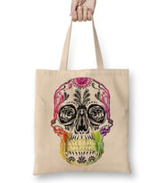 Mexicana Psicodelica Skull Bez Çanta Uzun Saplı