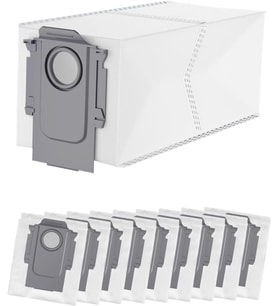 Roborock Q Revo/Qrevo Pro/QrevoMaxV/Qrevo Curv/s8 MaxVUltra/S8Max Ultra/Qrevo Edge/Qrevo S/Qrevo Plus/QreVo Master/Orevo Slim için 10 adet elektrikli süpürge torbası
