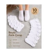 UZN SOCK Pamuklu Bilek Boy Çorap 10lu