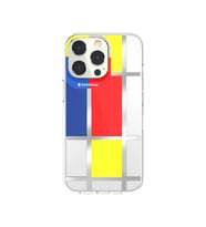Apple iPhone 13 Pro Kılıf Çift IMD Baskılı Lisanslı Switcheasy Artist Mondrian Kapak