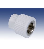 1/2x20mm İç Dişli Nipel Yuvarlak Pprc tesisat Rakor Adaptör