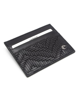 Cacharel Siyah Gladyatör Unisex Deri Kartlık 0244G65