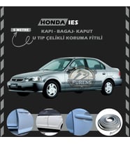 Honda İes Parlak Oto Araç Kapı Koruma Fitili 5metre Parlak Gri Renk