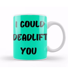 Gym Workout Fitness Lover Motivation Gift Quotes For MEN   Kupa Bardak Porselen