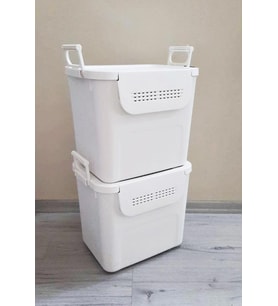 Geseus Motek Mybox 2x30 Litre Kulplu Çok Amaçlı Organizer Saklama Kutusu-MT-35