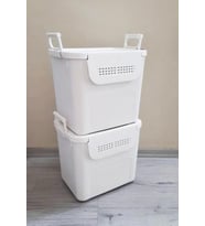 Geseus Motek Mybox 2x30 Litre Kulplu Çok Amaçlı Organizer Saklama Kutusu-MT-35