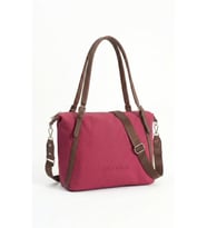 Bej Orijinal 3 Bolmeli Genis Askili Kadin Omuz Cantasi Buyuk Boy 43*30 cm 6037