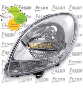 Ayfar Renault Kangoo Sağ Ön Far Şeffaf Sinyalli 2003-2008 N11.360