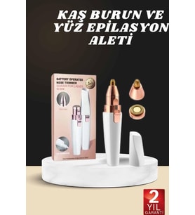 Kaş Burun Ve Yüz Epilasyon Aleti Kablosuz Şarjlı Kökten Alan Epilasyon Aleti