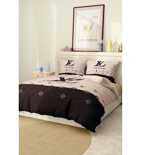 Marcalanya Çift Kişilik Nevresim Takımı Pamuklu Saten Kumaş 6 Parça 3D Dijital Baskı Duvet Cover Set Model.