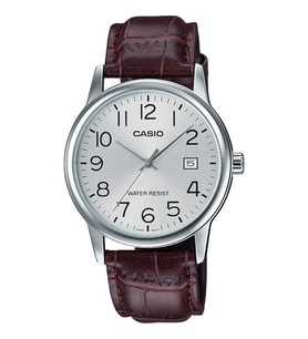 CASIO MTP-V002L-7B2UDF RAKAMLI TAKVİMLİ DERİ ERKEK KOL SAATİ