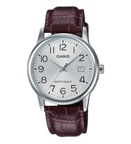 CASIO MTP-V002L-7B2UDF RAKAMLI TAKVİMLİ DERİ ERKEK KOL SAATİ