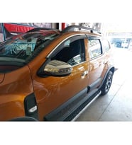 YENİ DACİA DUSTER KROM AYNA KAPAĞI 2018 ÜSTÜ 1.KALİTE PASLANMAZ (Siyah)