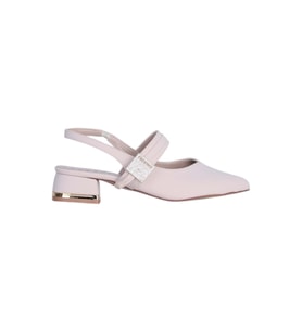 Esracan 2808 3Cm Slingback Kadın Topuklu Ayakkabı