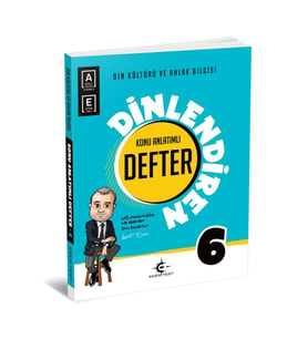 Eker Test Yayınları 6. Sınıf Din Kültürü ve Ahlak Bilgisi Dinlendiren Defter (Çok Renkli)