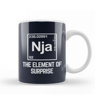 Element Of Surprise The Ninja Kupa Bardak Porselen