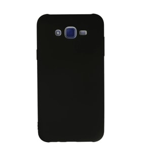 Samsung Galaxy J7 Kılıf Nano içi Kadife Silikon - Siyah