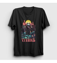 Presmono Unisex Siyah Titans Skibidi Toilet T-Shirt 482890tt