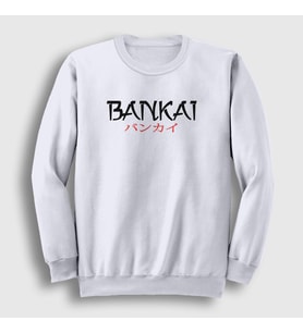 Presmono Unisex Beyaz Bankai Anime Bleach Sweatshirt 127129tt (Beyaz)