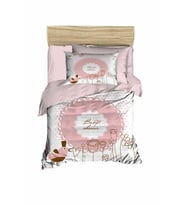 Yenidoğan Kız Bebek Nevresim Takımı %100 Pamuklu  Baby Shower (Çok Renkli)
