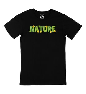 Nature Doğa Siyah Tişört