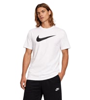 Nike Sportswear Futura Swoosh Logo Tee White T Shirt Unisex Baskılı Tişört Beyaz