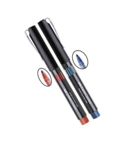 Mavi Kırmızı Pilot Kalem İğne Uçlu 0.5 Needle Point Roller 2 Adet 0,5 Uçlu Faber Castell Pilot Kalem Mavi Kırmızı 2 Adet (Kırmızı-Mavi)