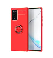 Galaxy Note 20 Kılıf Range Yüzüklü Silikon - Kırmızı