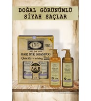 MAQYA Cosmetics Maqya Lana Hair Dye Shampoo Black Unisex Orjinal/lana Saç Boyası Şampuanı Siyah (200mlx2)