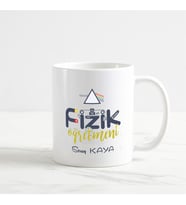 Kişiye Özel Fizik Öğretmeni Beyaz Kupa Bardak (4. Tasarım)