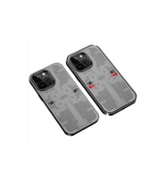 İphone 14 Kılıf Mekanik Bumper Kapak - Siyah