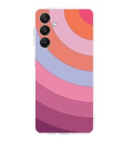 PrintiFy Samsung A25 Uyumlu Kamera Korumalı Renk Cümbüşü F Tasarımlı Şeffaf Silikon Kılıf