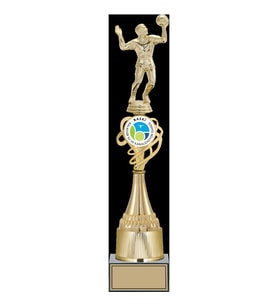 ODAK KUPA - Figürlü Kupalar - Voleybol Erkek Figürlü Kupalar FG-036 A - 44 cm