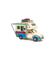 Dekoratif Metal Karavan Tenteli Sevimli Karavan